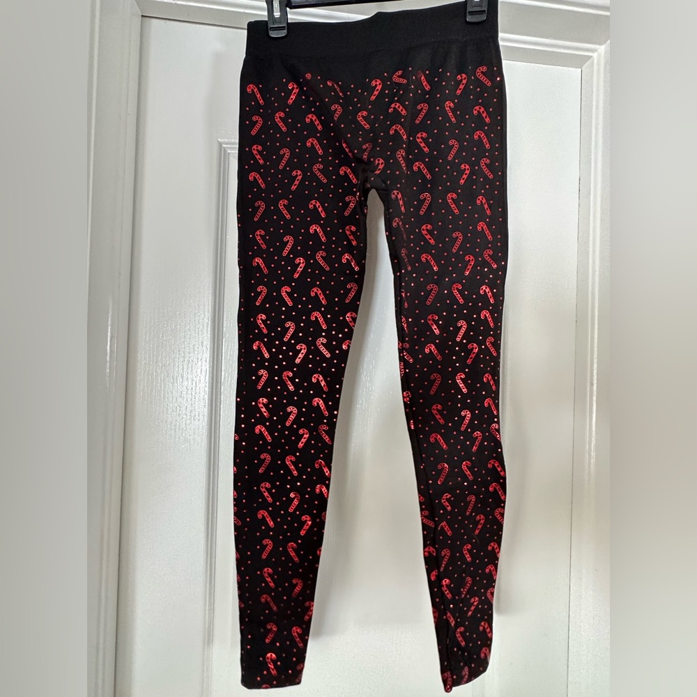 Candy cane leggings